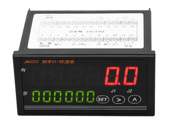 JM420T 具有RS485通信和報(bào)警功能的智能型頻率計(jì)/轉(zhuǎn)速表